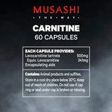 Musashi Carnitine 500mg