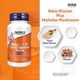Now Foods Beta Glucan Beta-1,3/1,6-D-Glucan 100 mg.