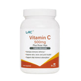 LAC Vitamin C 500mg Plus Rose Hips