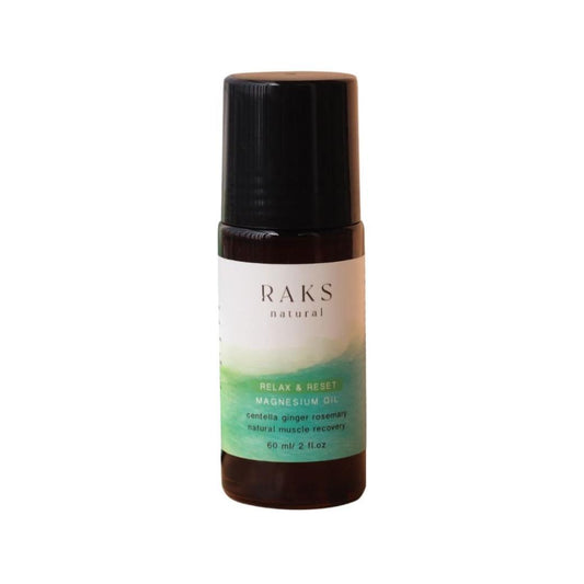 Raks Natural Magnesium Oil Roller relax and reset 60 ml.