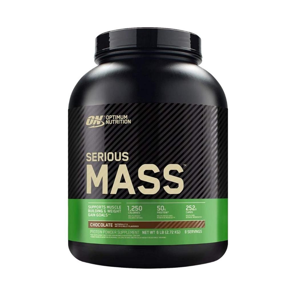 Optimum Nutrition Serious Mass Protein Weight Gainer 2.72kg(6 Lbs) - Chocolate