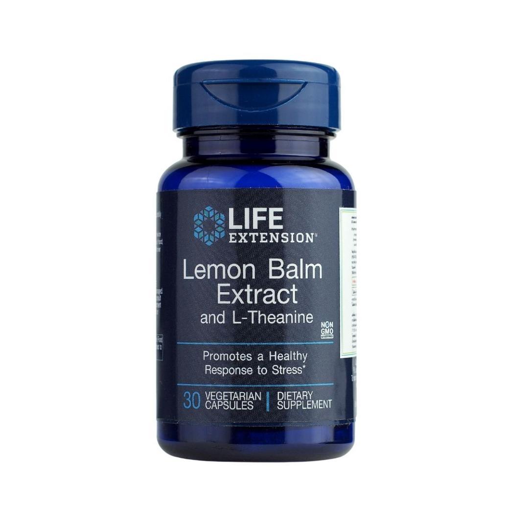 Life Extension Lemon Balm Extract and L-Theanine (30 capsules)