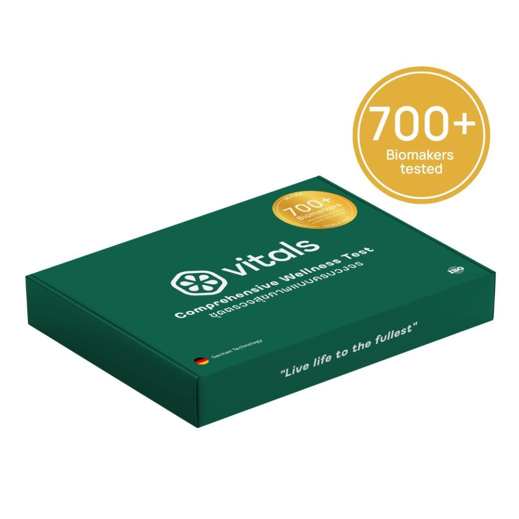 Vitals Ultra Test 700+ ค่าชี้วัดสุขภาพ | วิเคราะห์โภชนาการและเมตาบอลิซึมทั้งร่างกาย