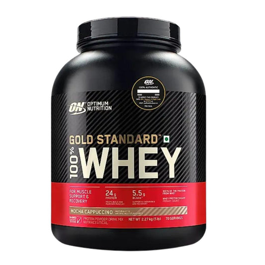Optimum Nutrition Gold Standard Whey Protein 2.27kg (5 Lbs) -Mocha Cappuccino