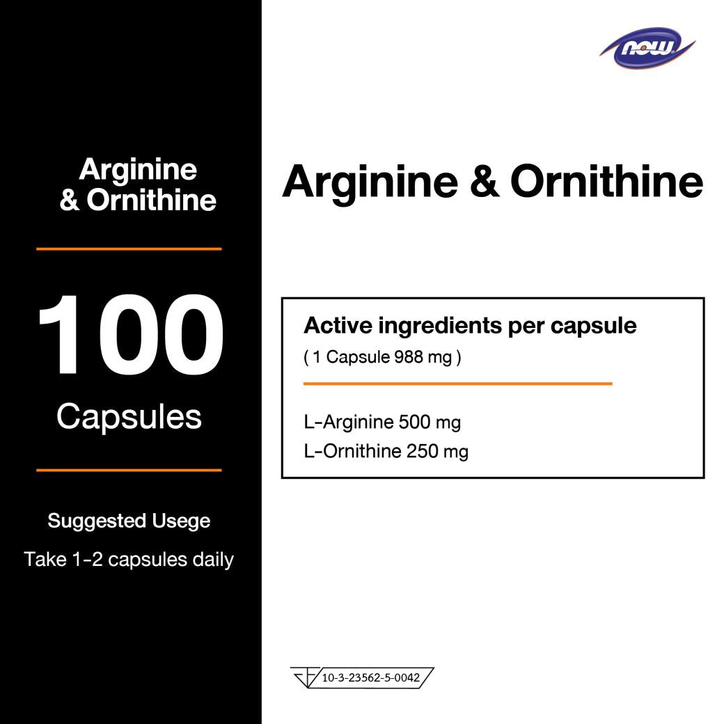Now Foods Arginine&Ornithine