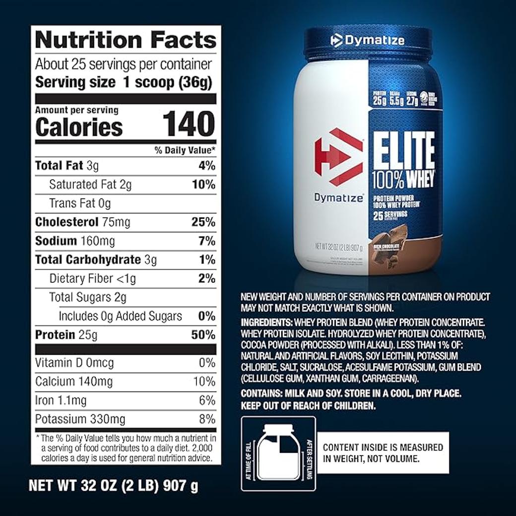 Dymatize Elite 100% Whey - Rich Chocolate