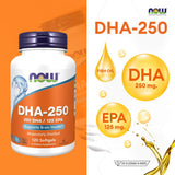 Now Foods DHA-250 DHA250/EPA125
