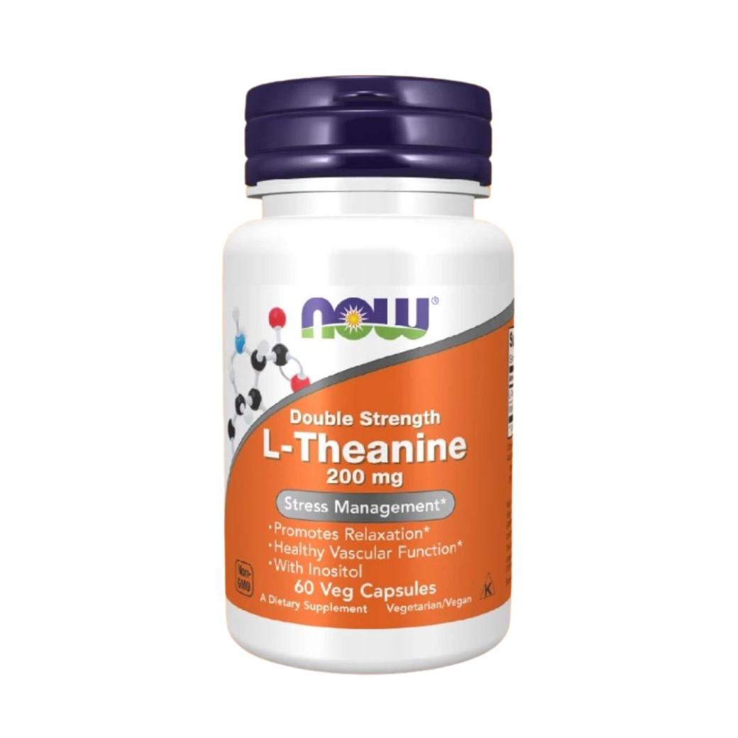 Now Foods L-Theanine Double Strength 200 mg. and Inositol 100 mg.