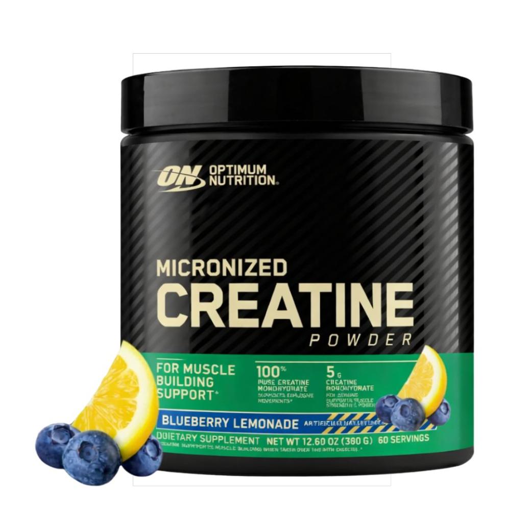Optimum Nutrition Micronized Creatine Powder - Blueberry Lemonade (360g)