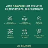 Vitals Advanced Wellness Test 400+ ค่าชี้วัดสุขภาพ | วิเคราะห์วิตามินและการทำงานของอวัยวะอย่างครอบคลุม