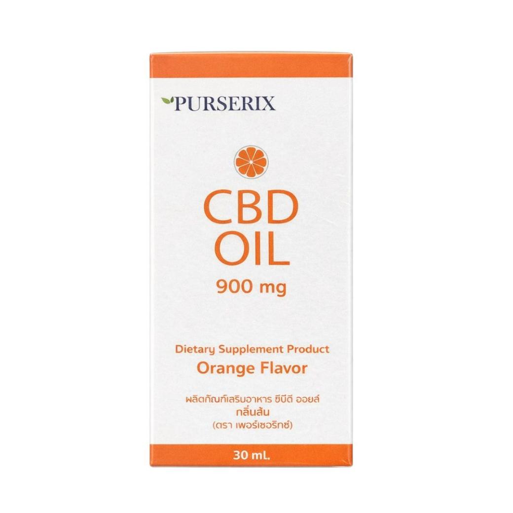 Purserix CBD Oil 900 mg - Orange Flavor