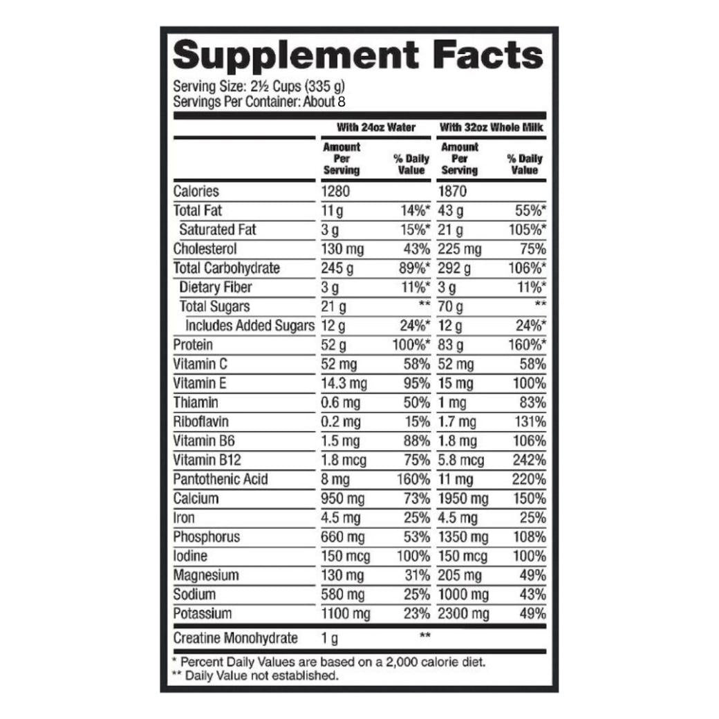 Dymatize Super Mass  - Rich Chocolate (1.34 lb - 20 servings)
