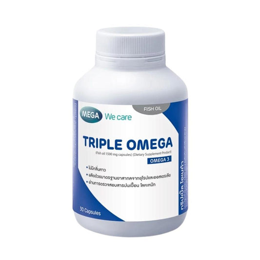 Mega we care Triple Omega Fish Oil 1,500 mg