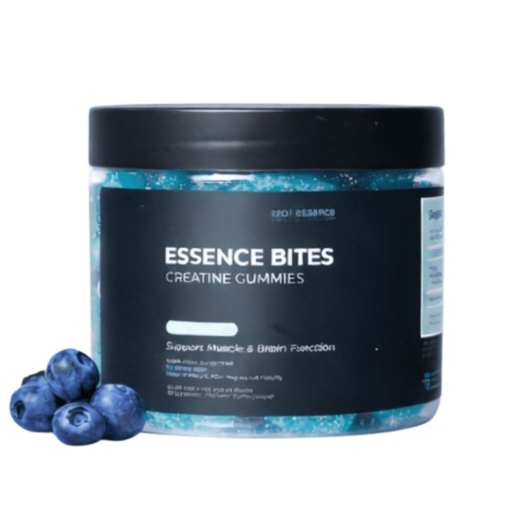 Real Essence Creatine Gummies - Blueberry (90 gummies)