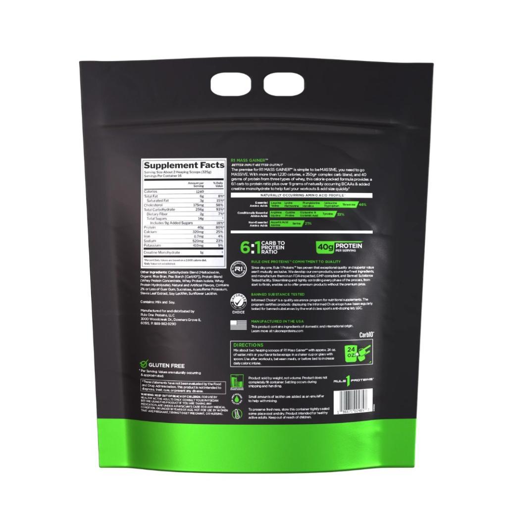 RULE1 Mass Gainer - Vanilla Crème