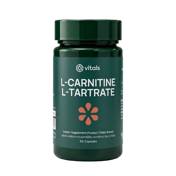 Vitals L-Carnitine L-Tartrate (60 capsules)