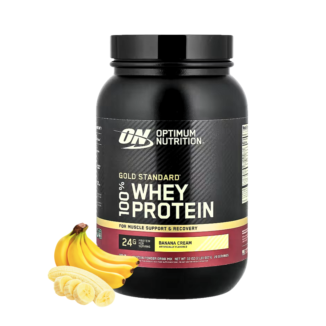 Optimum Nutrition Gold Standard Whey Protein  - Banana Cream (2 lb / 29 serving)
