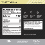 Optimum Nutrition Platinum Hydro Whey - Velocity Vanilla (3.61 lb / 40 serving)